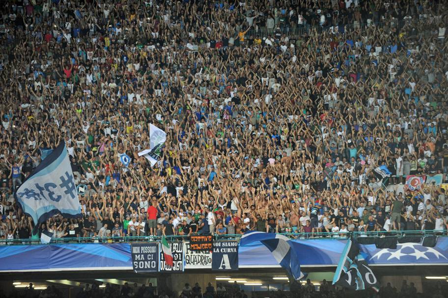La prima ufficiale del Napoli ha richiamato oltre 50mila spettatori al San Paolo